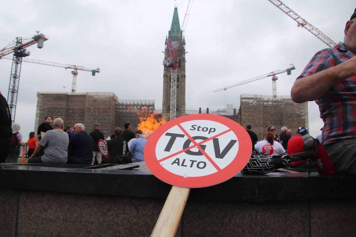 The Alto high-speed rail project would connect Toronto, Peterborough, Ottawa, Montreal and Quebec City, traversing more than 1,000 kilometres through rural communities and productive farmland. Photo: Jonah Grignon
