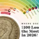 Curved bar chart showing how inflation shrinks the purchasing power of $100 in high-inflation countries, with Venezuela ending up with the lowest value of $31 by the end of 2026.