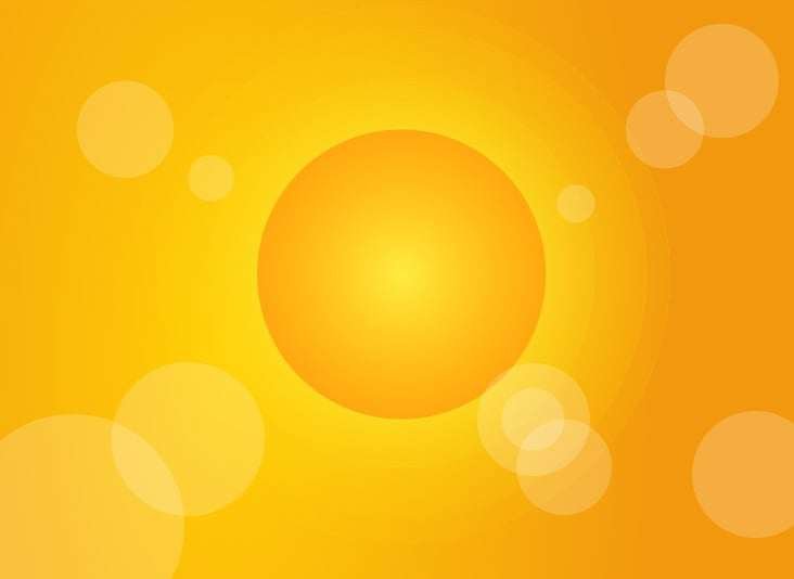 Abstract representation of heat stress.