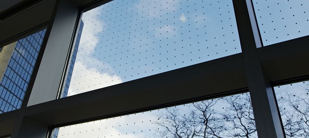 Collision prevention window markers, preventing bird fatalities, bird-window collision prevention