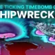 A shareable for a map showing the global density of World War-era shipwrecks and their estimated oil content, highlighting environmental risks to coastal nations.