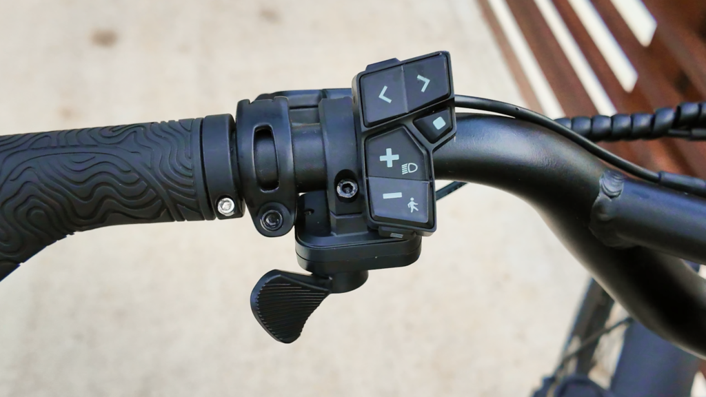 Monarc Tracer Review: A Long-Range City eBike With a 5-Year Warranty 4 Monarc Tracer pedal assist sensor toggle