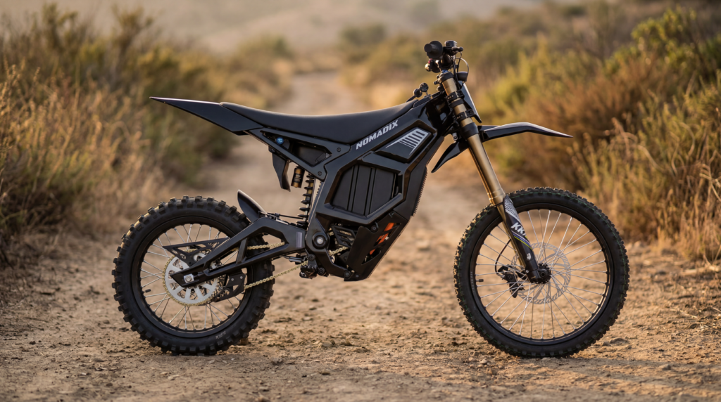 Juiced Nomadix full-size budget eMoto, a Lectric-backed Sur-Ron killer