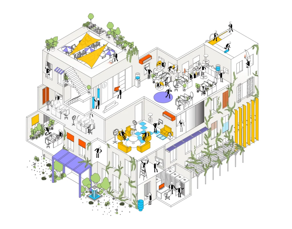 Shade the UK's work on office adaptations proctecting the vulnerable from UK heatwaves