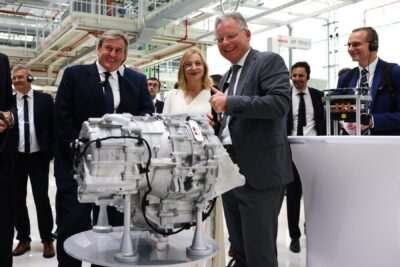 Produktionsstart mebeco elektroantrieb audi ungarn