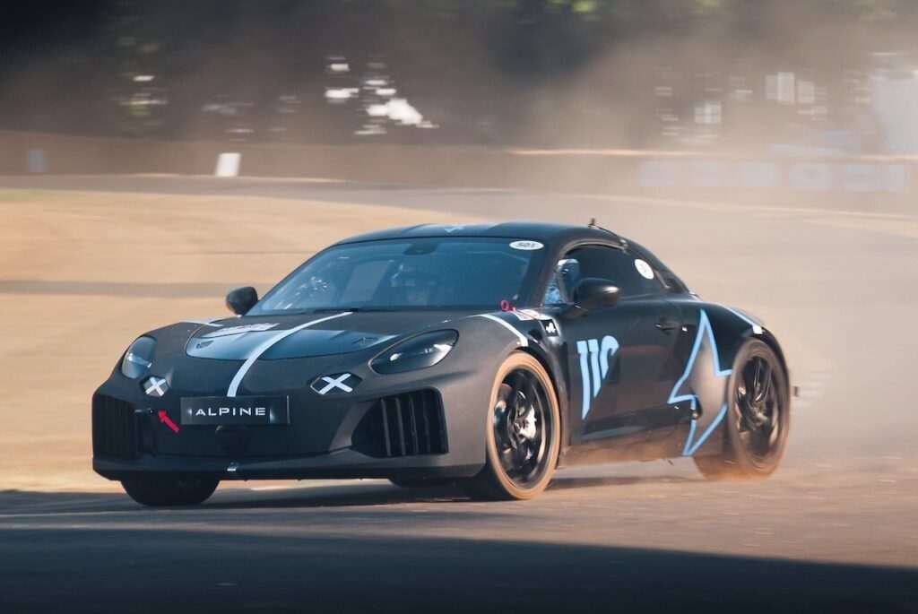 2027 Alpine A110 EV.