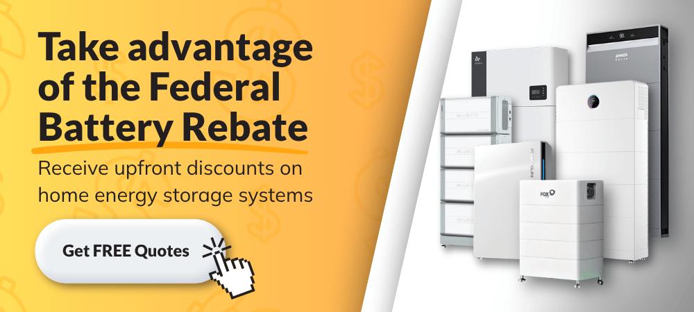 Federal Battery Rebate Get FREE Quotes