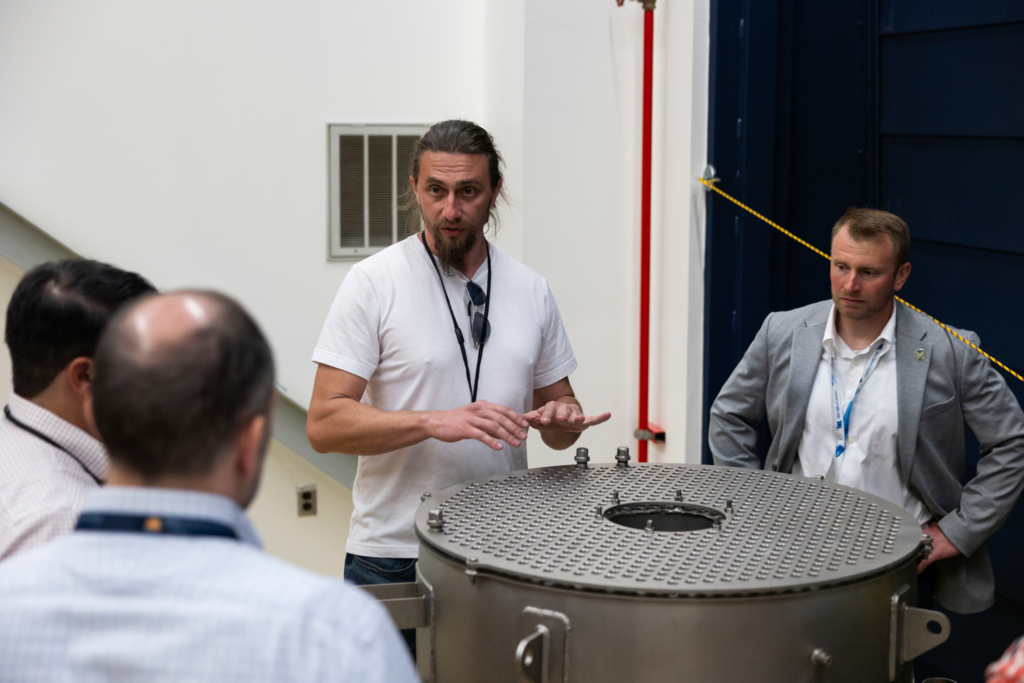 Deployable Energy engaging NRC officials observing the DOE authorization process of the Unity Nuclear Battery test at Idaho National Laboratory to inform future licensing activities.Courtesy: Deployable