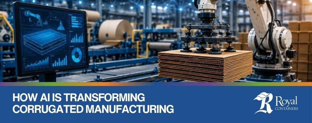 How Artificial Intelligence (AI) Is Transforming Corrugated Manufacturing | Royal Containers Corrugated Packaging Solutions, Brampton & St. Thomas, Ontario, Canada