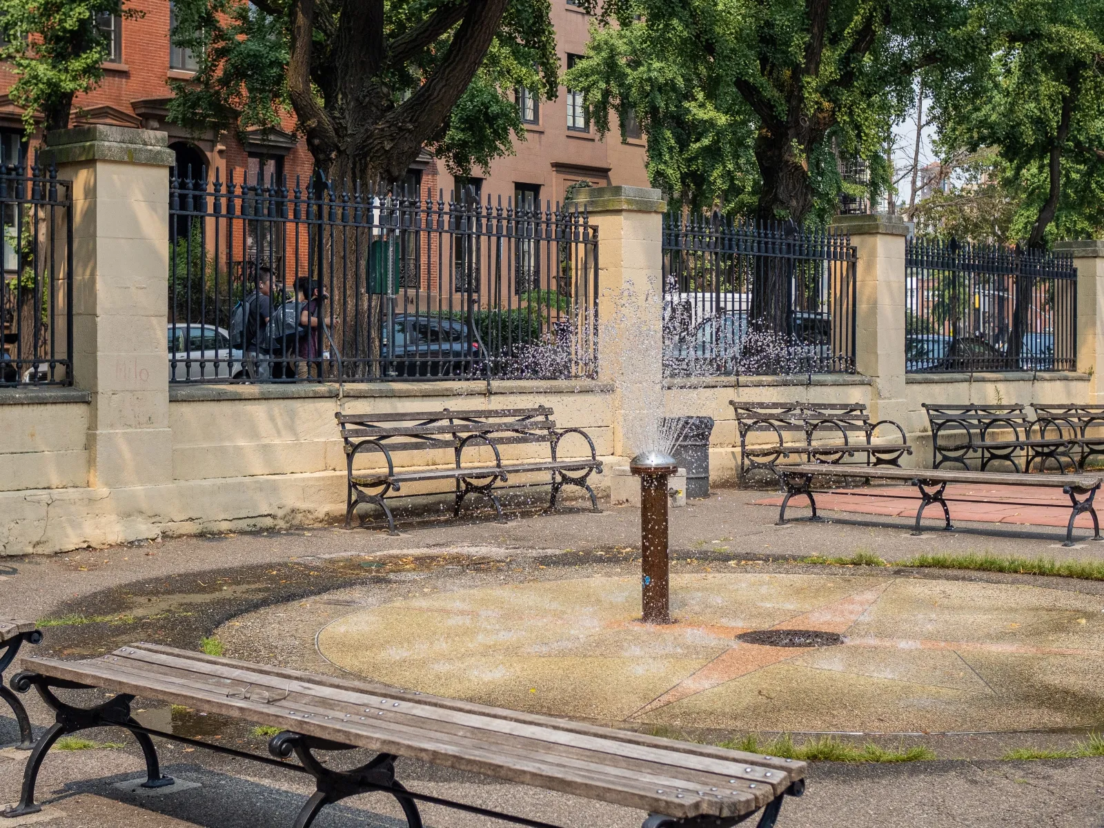 An empty park