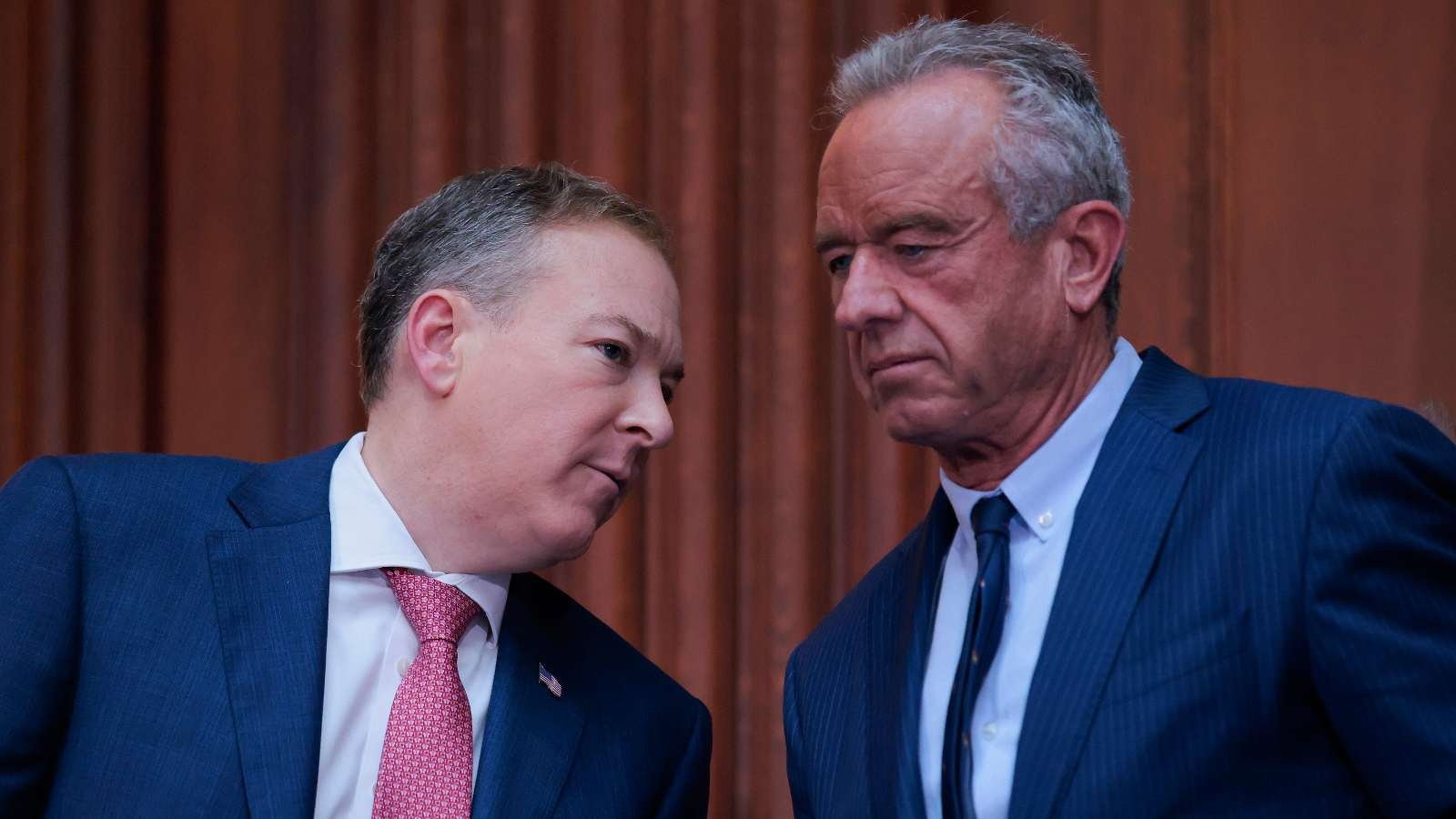 EPA Administrator Lee Zeldin speaks with Health Secretary Robert F. Kennedy Jr