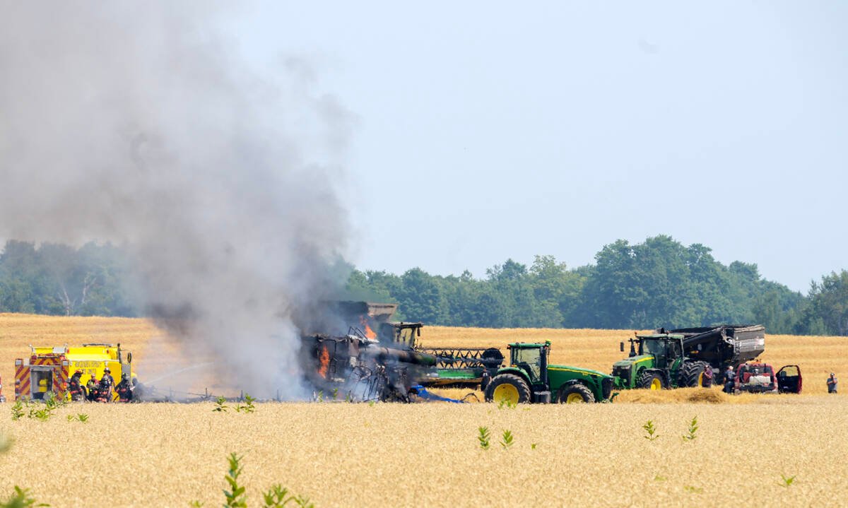 Whether it’s wildfires or field fires, having an emergency farm plan is a proactive step to dealing with unexpected situations to avoid disaster. Photo Diana Martin