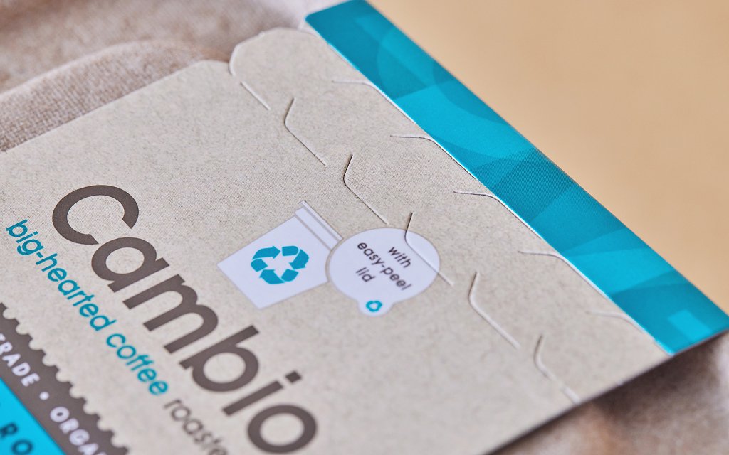 Cambio’s molded pulp container can be recycled and even reused.