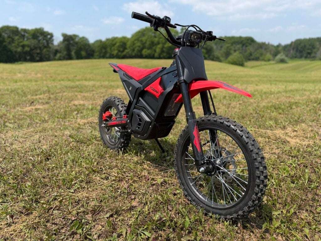 Yozma IN10 Pro Review: Is This $2,000 E-Dirt Bike a Real Sur Ron Killer? 1 yozma in 10 pro front