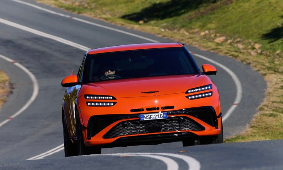 Genesis GV60 Magma driving