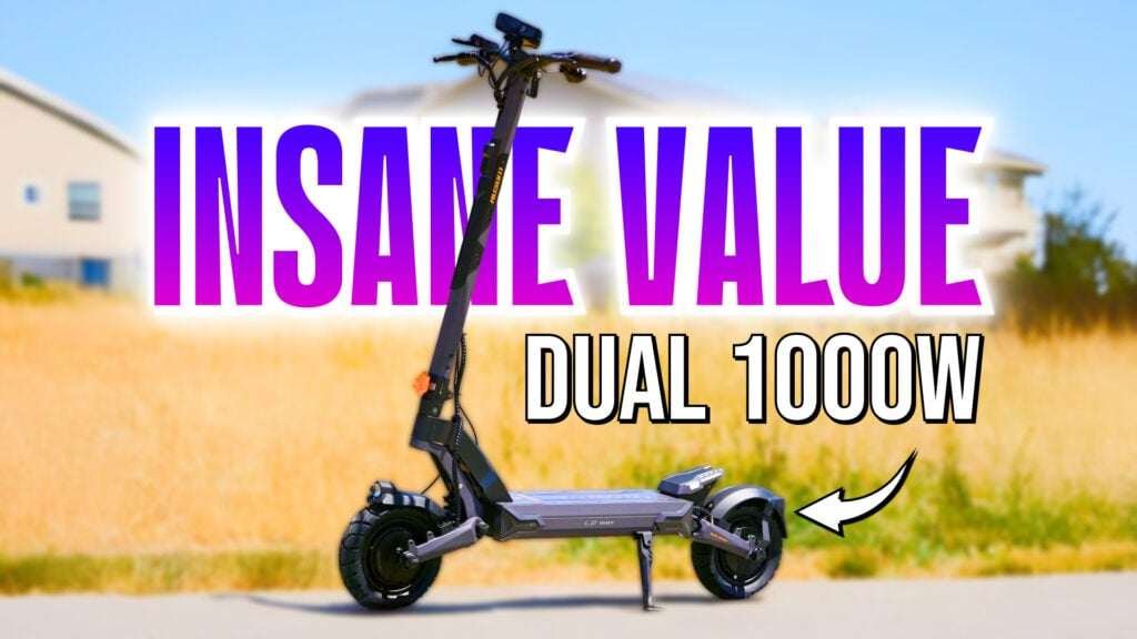 Ausom L2 Max Dual Motor electric scooter, the model discounted to $799 with the ESGSP25 code