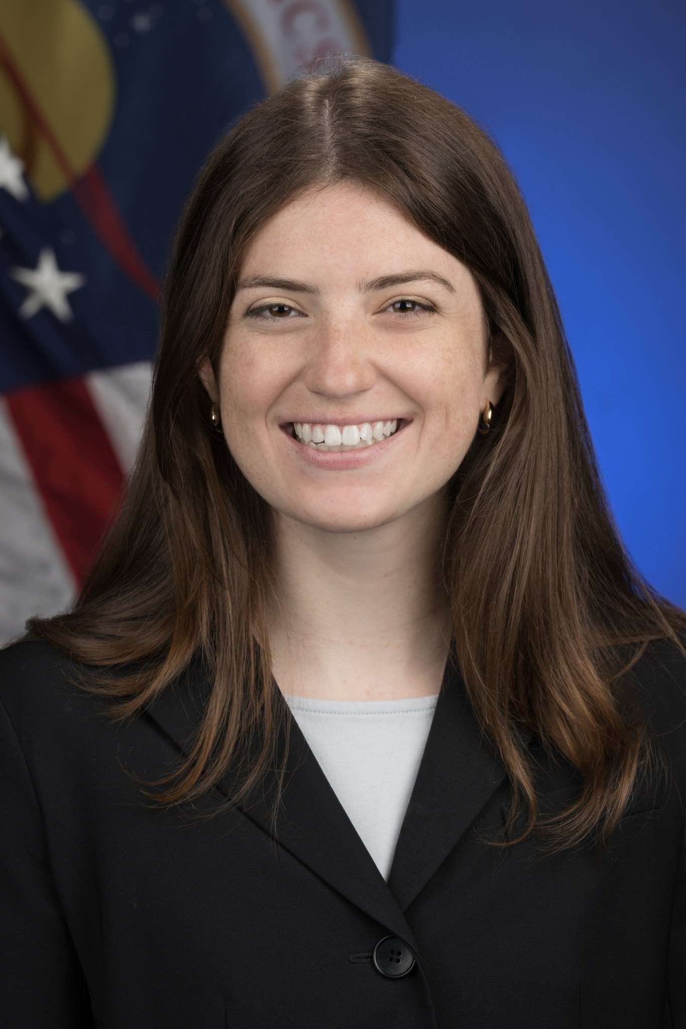 Lindsey Jacobson, NASA Pathways intern, at NASA Langley Research Center