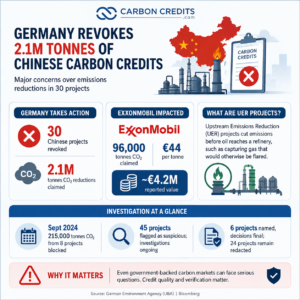 Germany carbon credits Exxonmobil