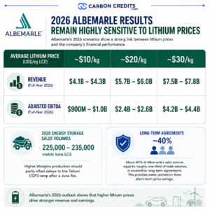Albemarle q2 2026 earnings and lithium price