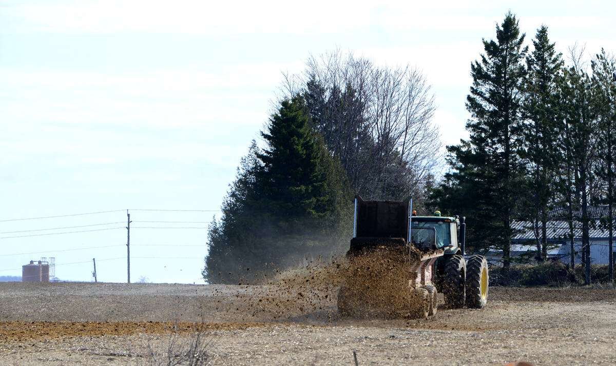 The Nutrient Management Act, 2002, outlines proper timing and application of manure to maximize nutrient value and reduce environmental degradation.  Photo by Diana Martin