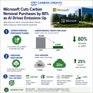 Microsoft carbon removal purchases down 