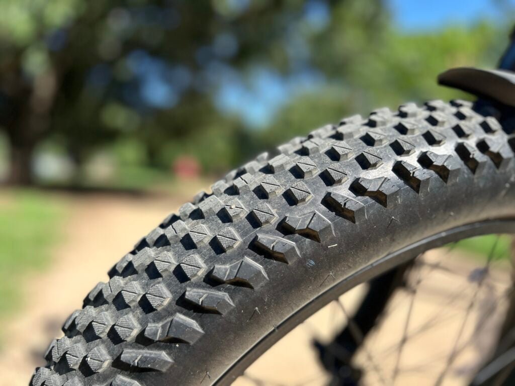Monarc Marker 26 by 4-inch Kenda all-terrain fat tire close-up