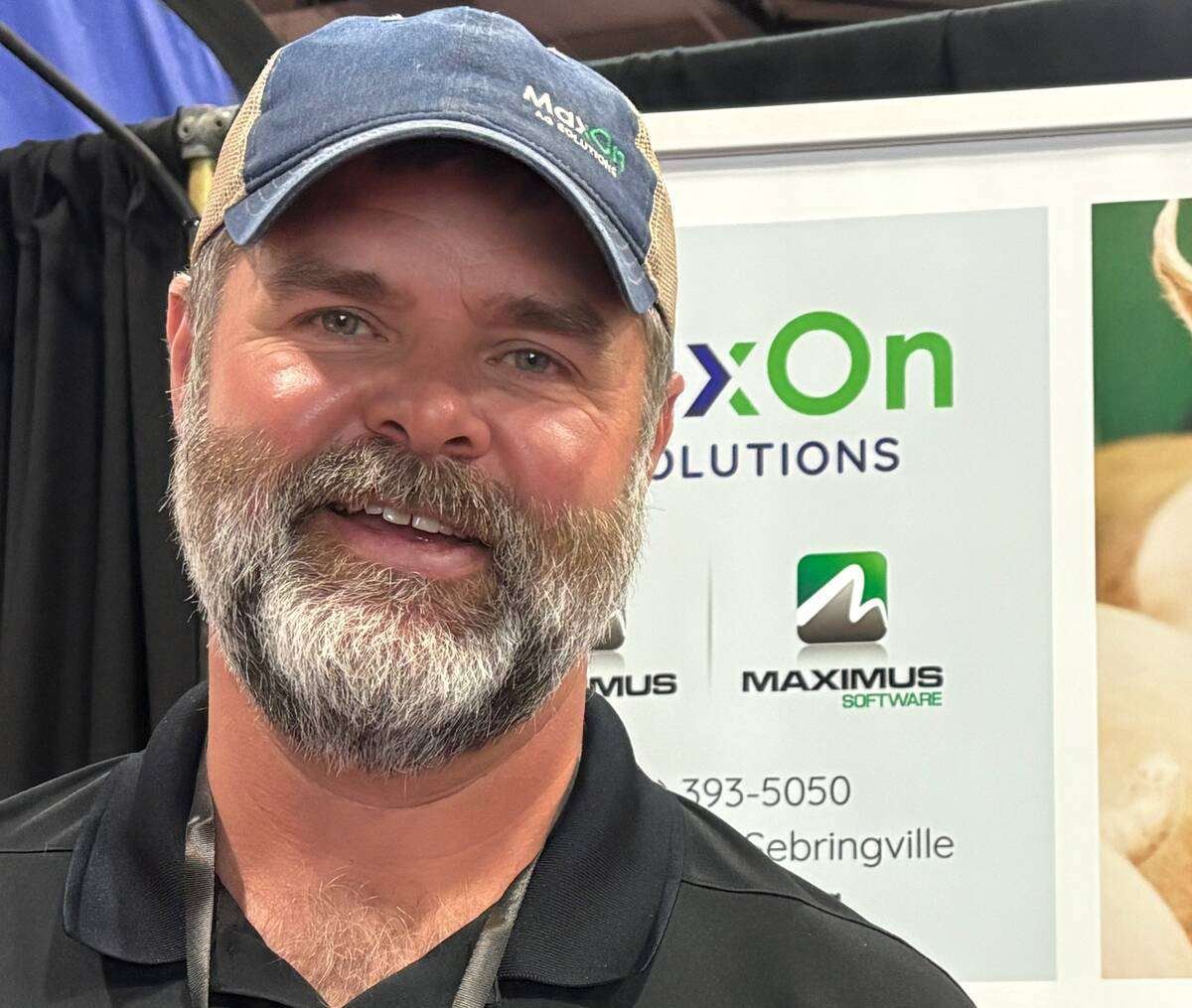 MaxOn owner Jeff MacDougald recommends farmers adopt precision monitoring technology to ensure the health of their livestock.
Photo: Sarah McGoldrick