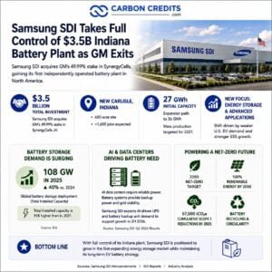 Samsung SDI battery plant indiana