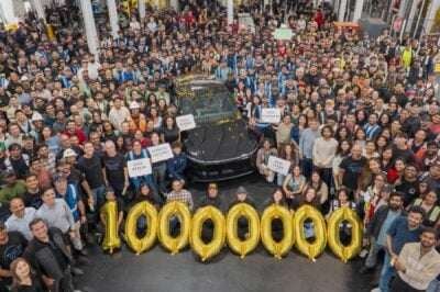 Tesla millionen autos model y