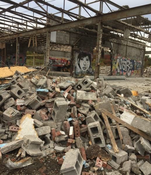 building demolition site