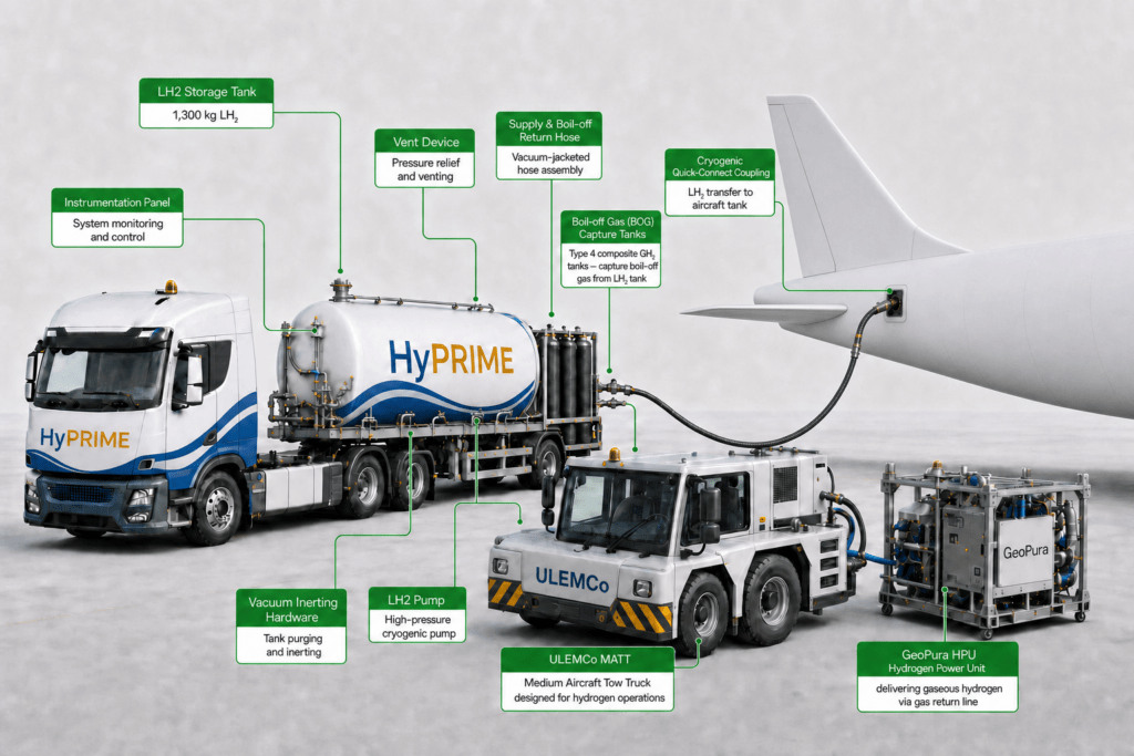 HyPRIME aircraft refuelling