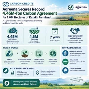 Agreena soil carbon deal kazakhstan