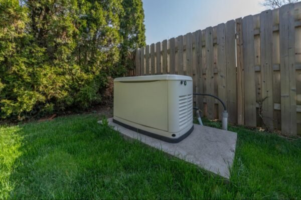 backup-home-generator-outside a generator outside of a home