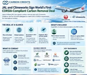 JAL Climeworks carbon removal