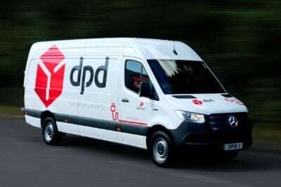 Mercedes benz esprinter e transporter grossbritannien uk dpd
