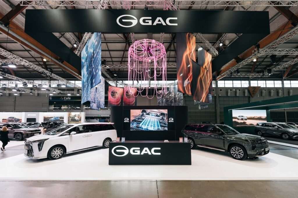 2027 GAC S7 on the stand at Everything Electric.