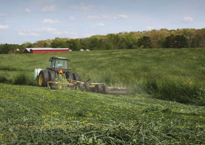 Cover Cropping to Improve Climate Resilience. Photo credit: NRCS