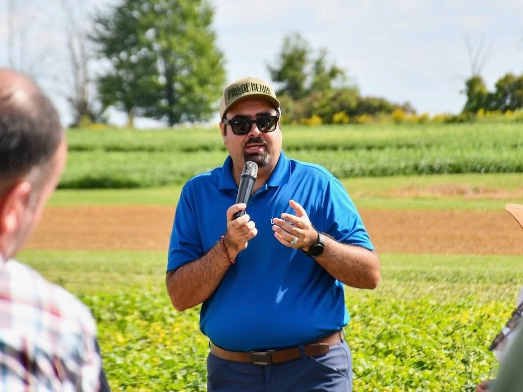 University of Guelph bean breeder Mohsen Yoosefzadeh Najafabadi is working to accelerate edible bean genetic progress using computational biology and AI models. Photo: University of Guelph