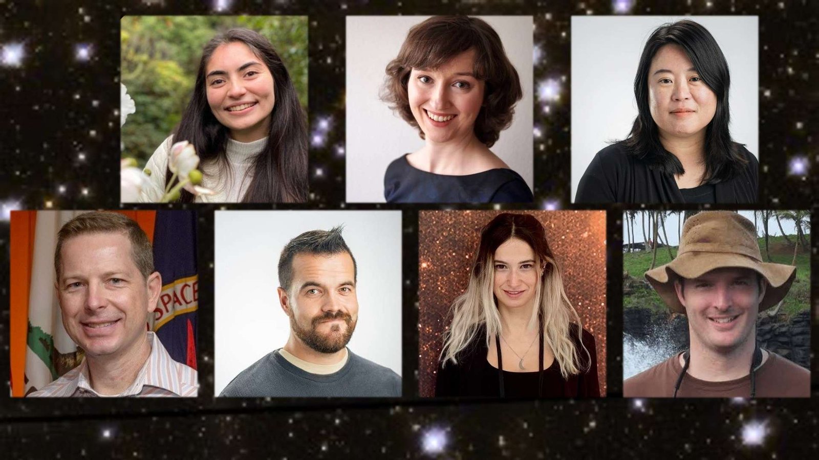 NASA Ames science stars of the month for September 20206. Pictured left to right is Steve Ormsby, Aphrodite Kostakis, Alejando Borlaff, Sarah Nickerson, Martina Caussi, Keiko Nomura, and Stephen Broccardo.