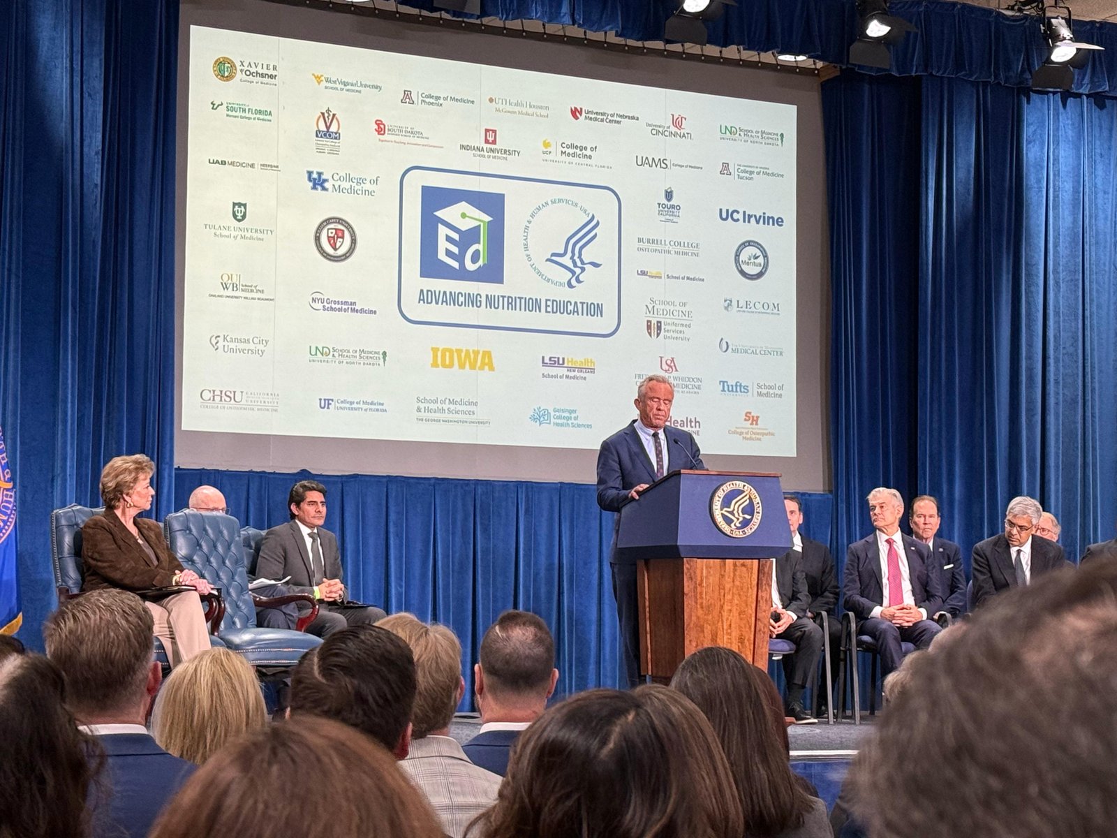 Photo of Secretary Kennedy as a participant in HHS