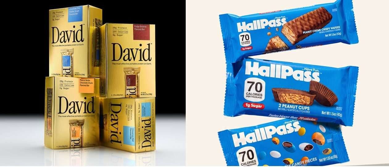David Protein and HallPass candy Image credit Medici Brands