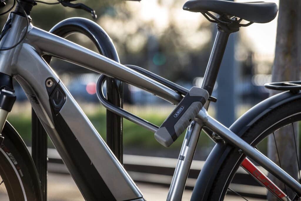 The 5 Best eBike Locks on Amazon (Thieves Hate These) 13 ABUS Granit XPlus 540 U-lock with its frame bracket