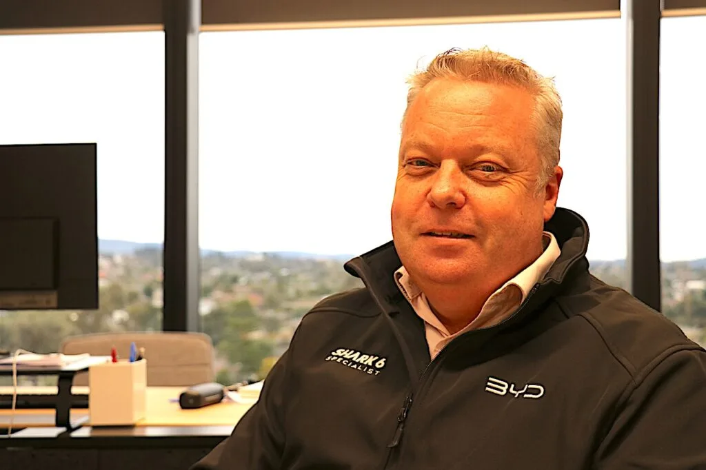 BYD Australia COO Stephen Collins.