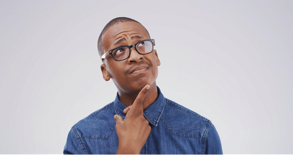a man thinking about electricity options