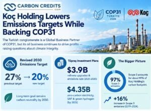 Koç Holding Climate Accountability Infographic