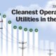 A teaser graphic for the Top 10 cleanest operating utilities in the US.