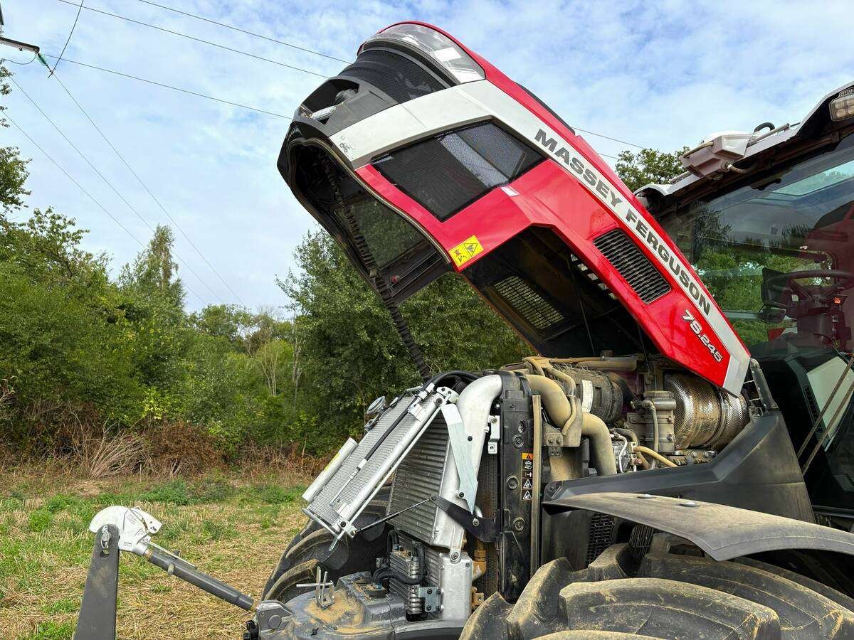 The power of the new model comes from the Agco Core 75 egngine, with a fuel efficiency nearly eight per cent higher than other engines. Photo: Janelle Rudolph
