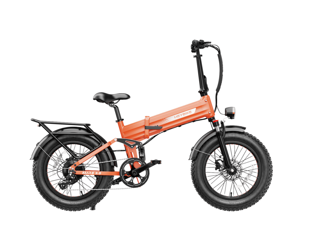 Heybike Mars 3.0 folding full suspension fat tire ebike