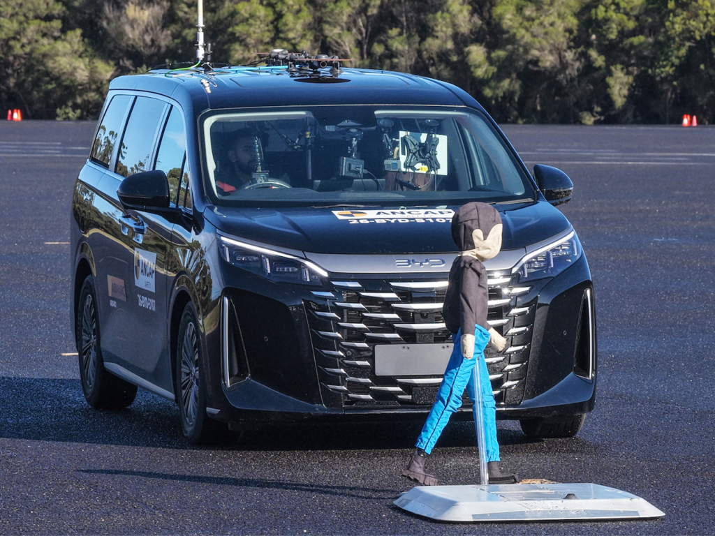 2026 BYD M9 ANCAP testing.