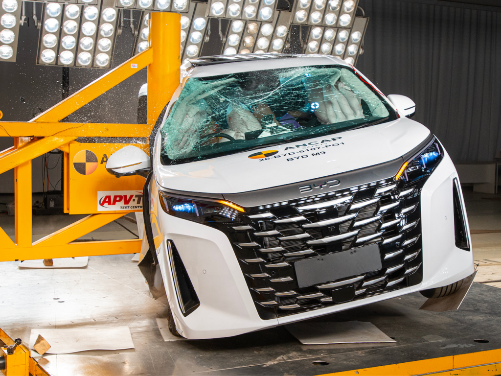 2026 BYD M9 ANCAP testing.